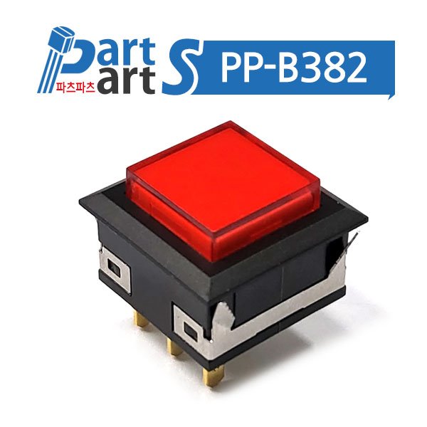 (PP-B382)정사각형 LED푸쉬버튼스위치SPC-MS-SS-T1-01